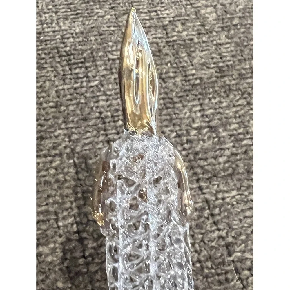 Vintage Kitsch Spun Glass Candle Christmas Around the World 7